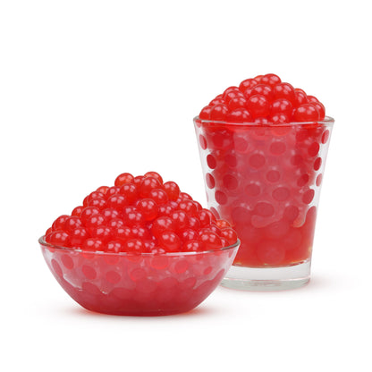 2.2LBS Cherry Fruit Popping Boba Fruit Juice Filled Pearls