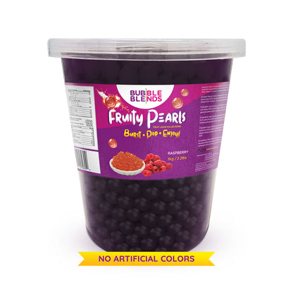 2.2LBS Raspberry Popping Boba Fruit Juice Filled Pearls